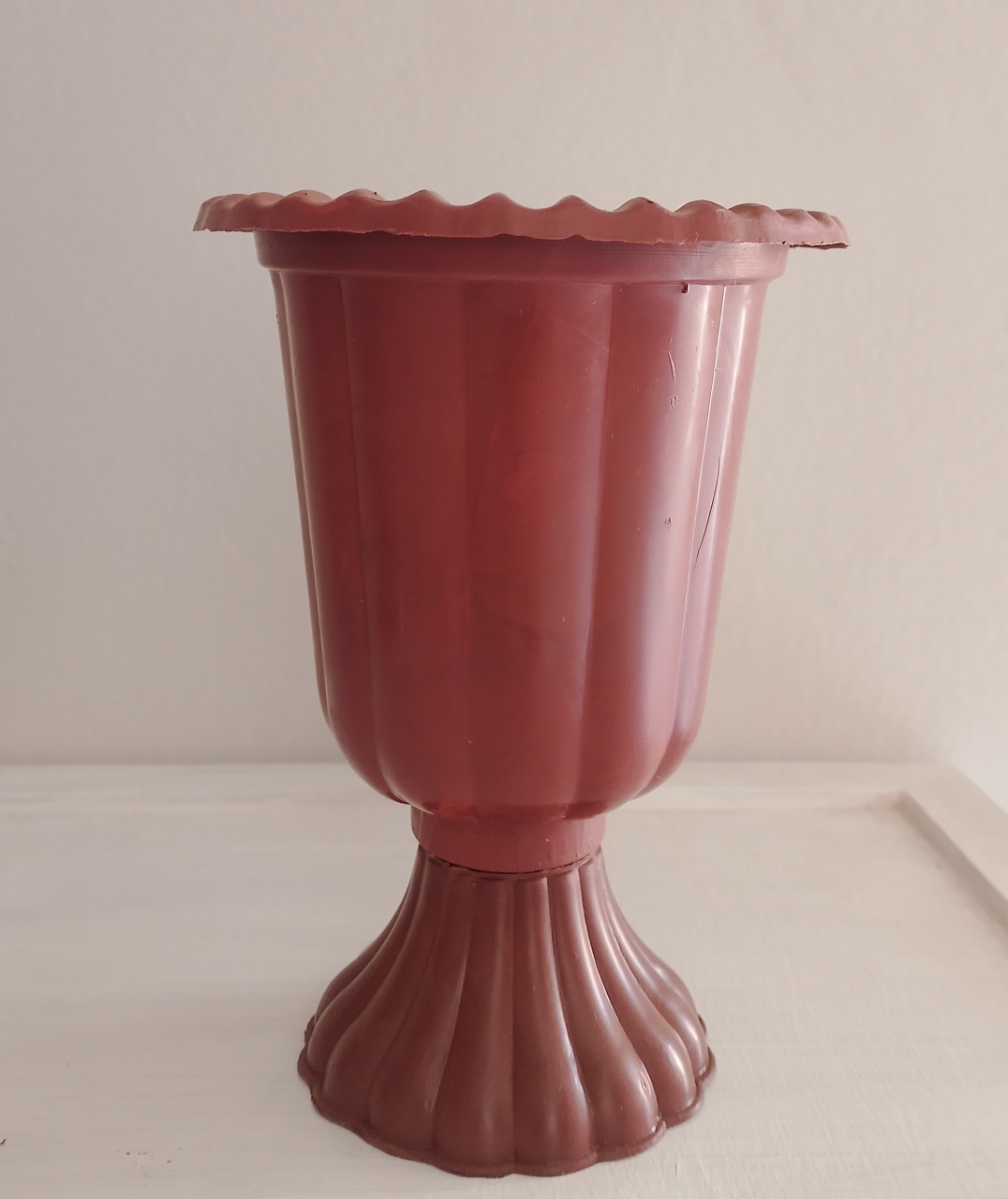 Vaso Marrom Ondinha  - Lana Festas 