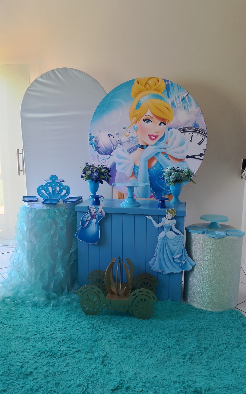 Kit Cinderela Prata - Lana Festas 