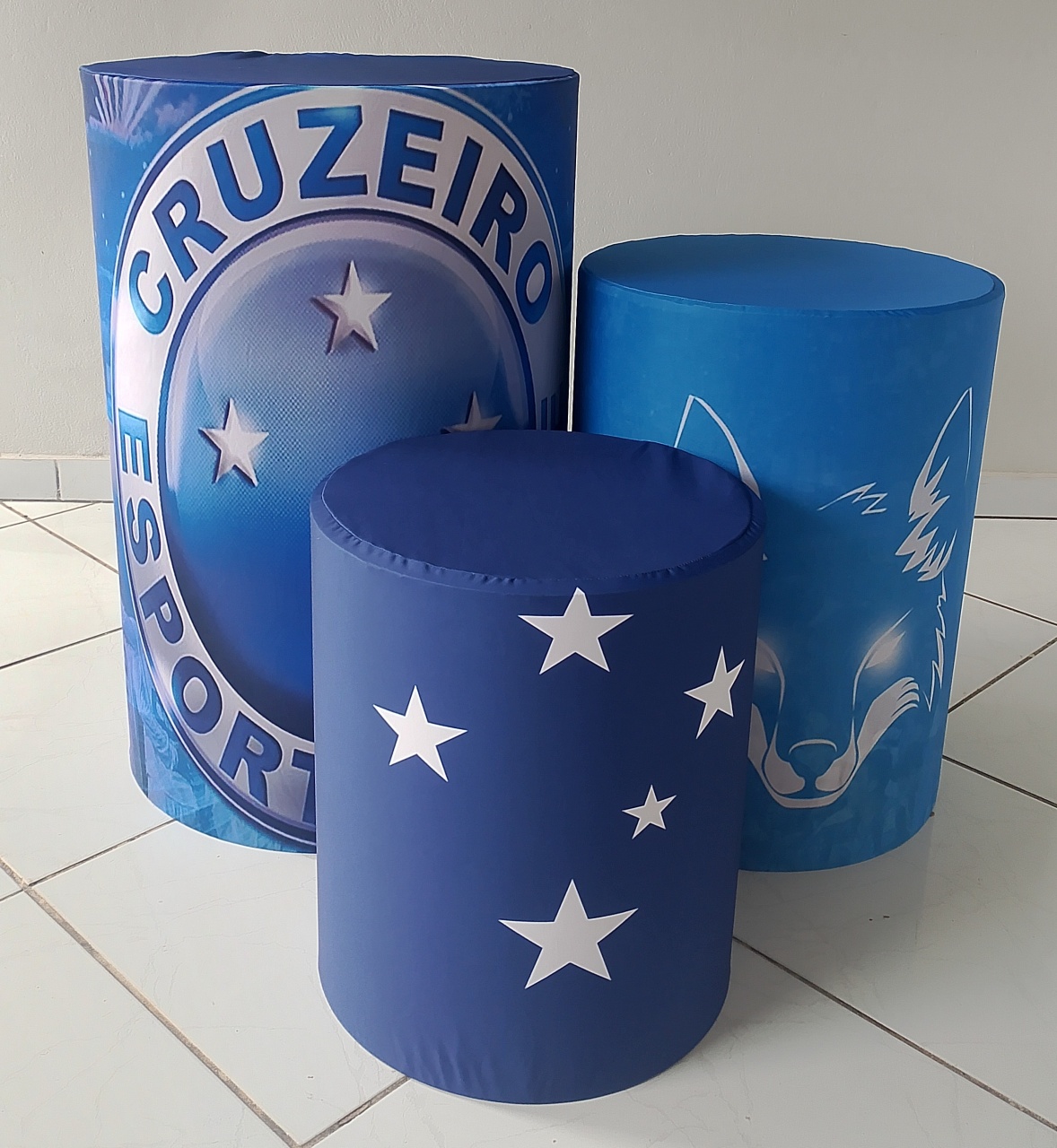 Kit Capas Cilindros Cruzeiro  - Lana Festas 