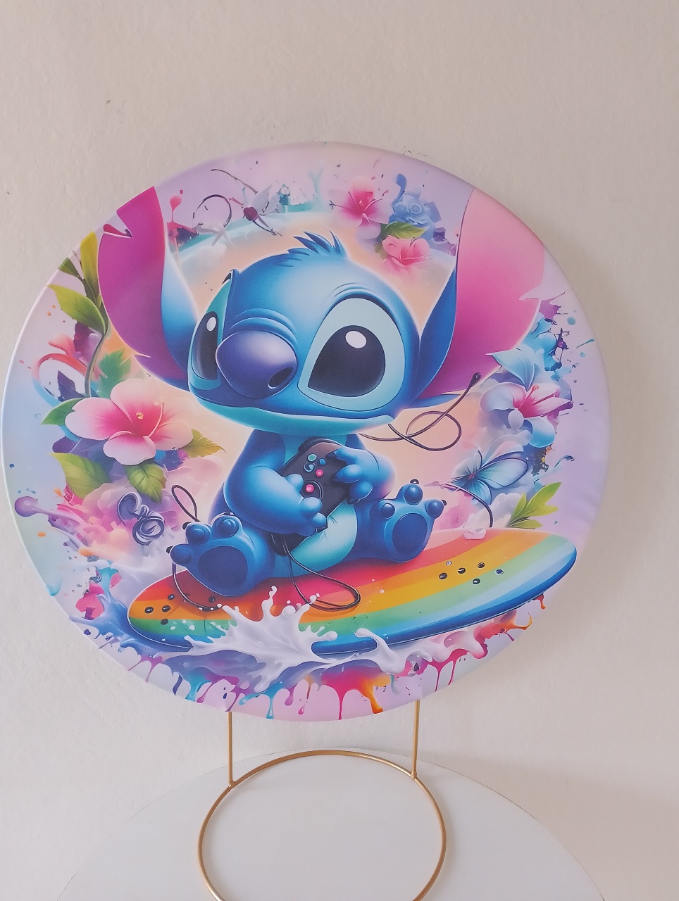 Capa Mini Painel Stitch - Lana Festas 