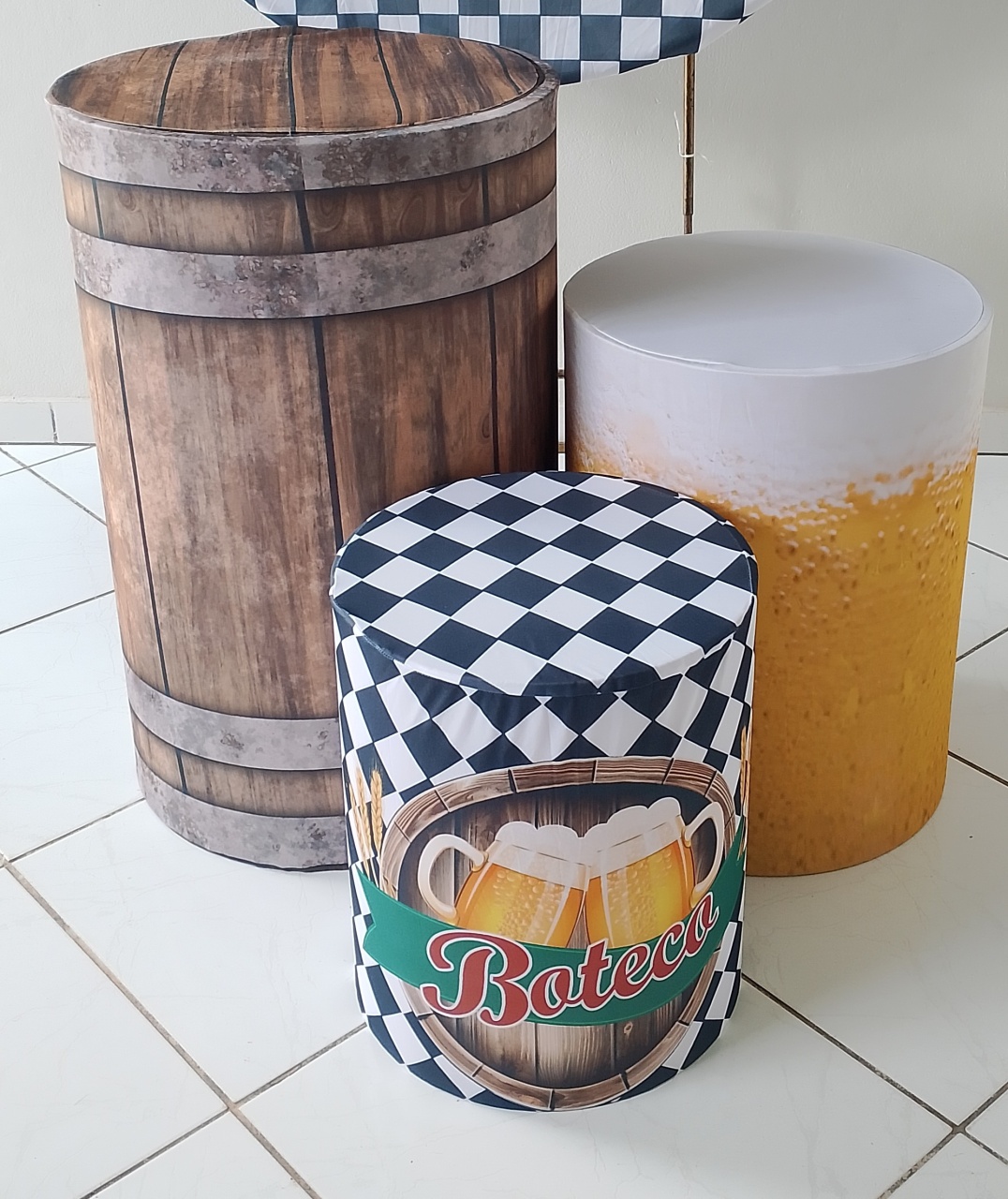 Kit Capas Cilindros Boteco 1 - Lana Festas 