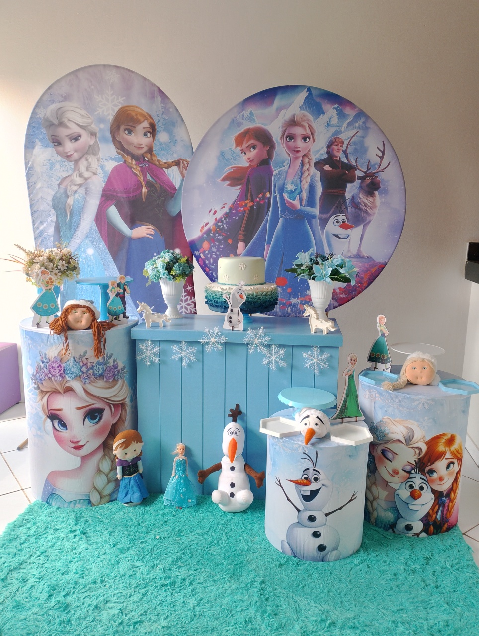 Kit Frozen Ouro 2 - Lana Festas 