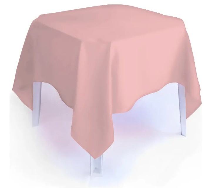 Forro de Mesa Rose 1,50×1,50 - Lana Festas 