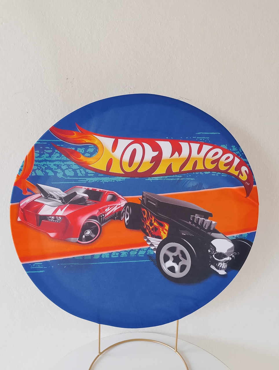 Capa Mini Painel Hot Wheels - Lana Festas 