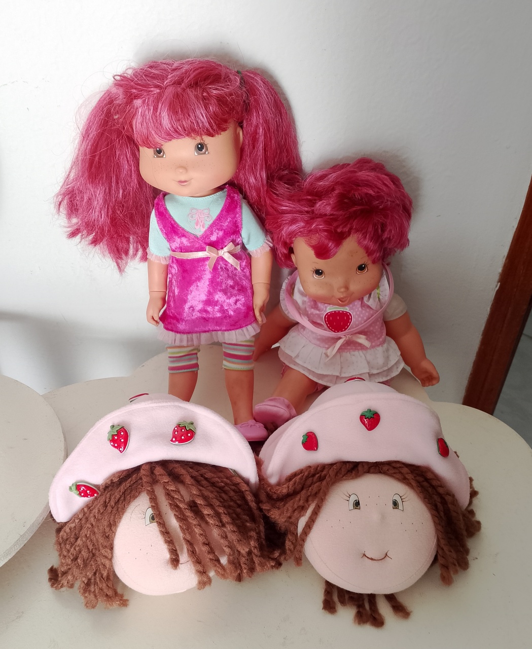 Kit 4 Pelúcias Moranguinho  - Lana Festas 