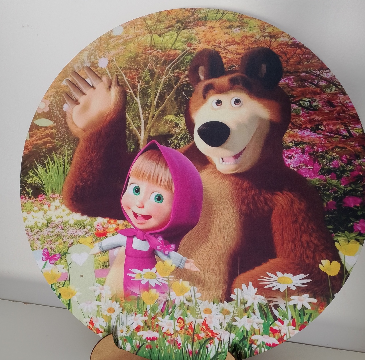 Capa Mini Painel Masha E Urso - Lana Festas 
