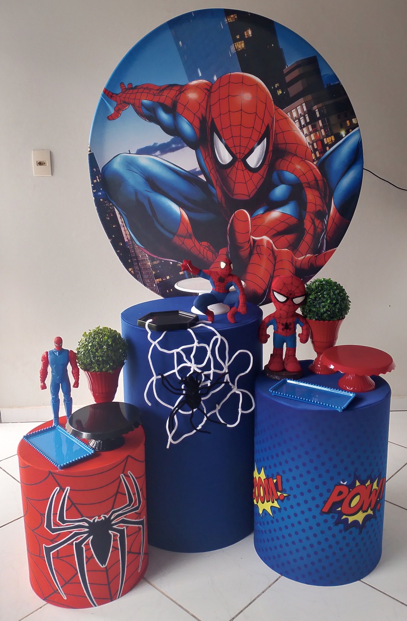 Kit Homem Aranha Bronze  - Lana Festas 