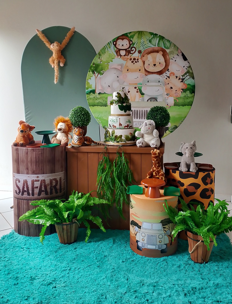 Kit Safari Ouro 2 - Lana Festas 