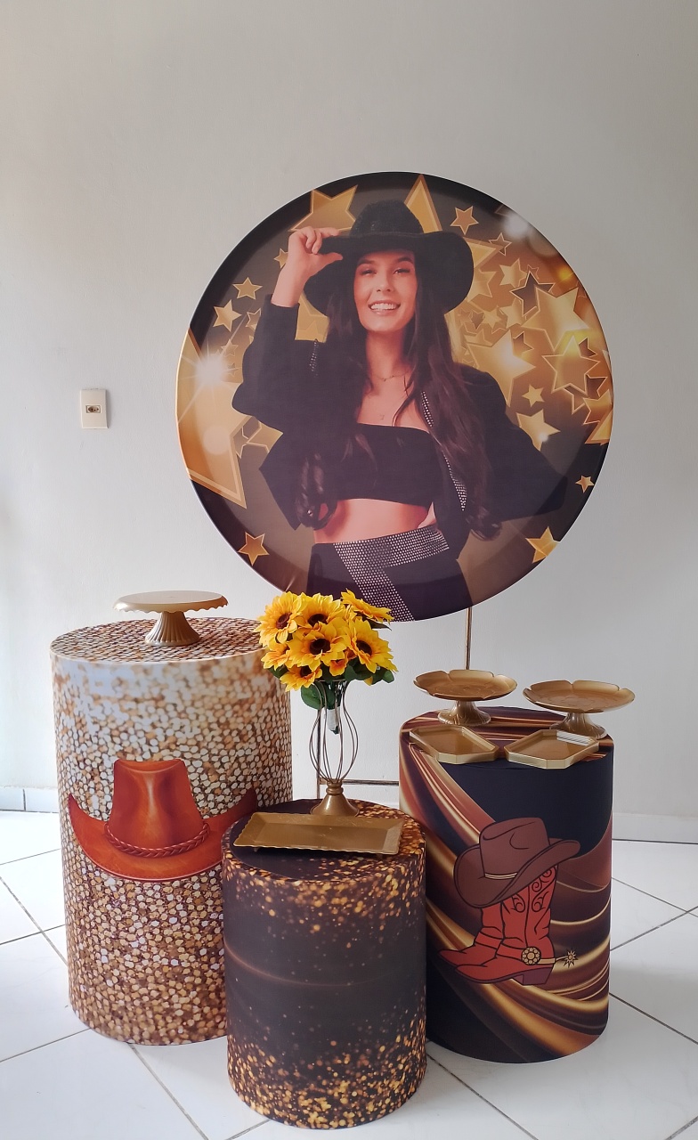 Kit Ana Castela Bronze 2 - Lana Festas 