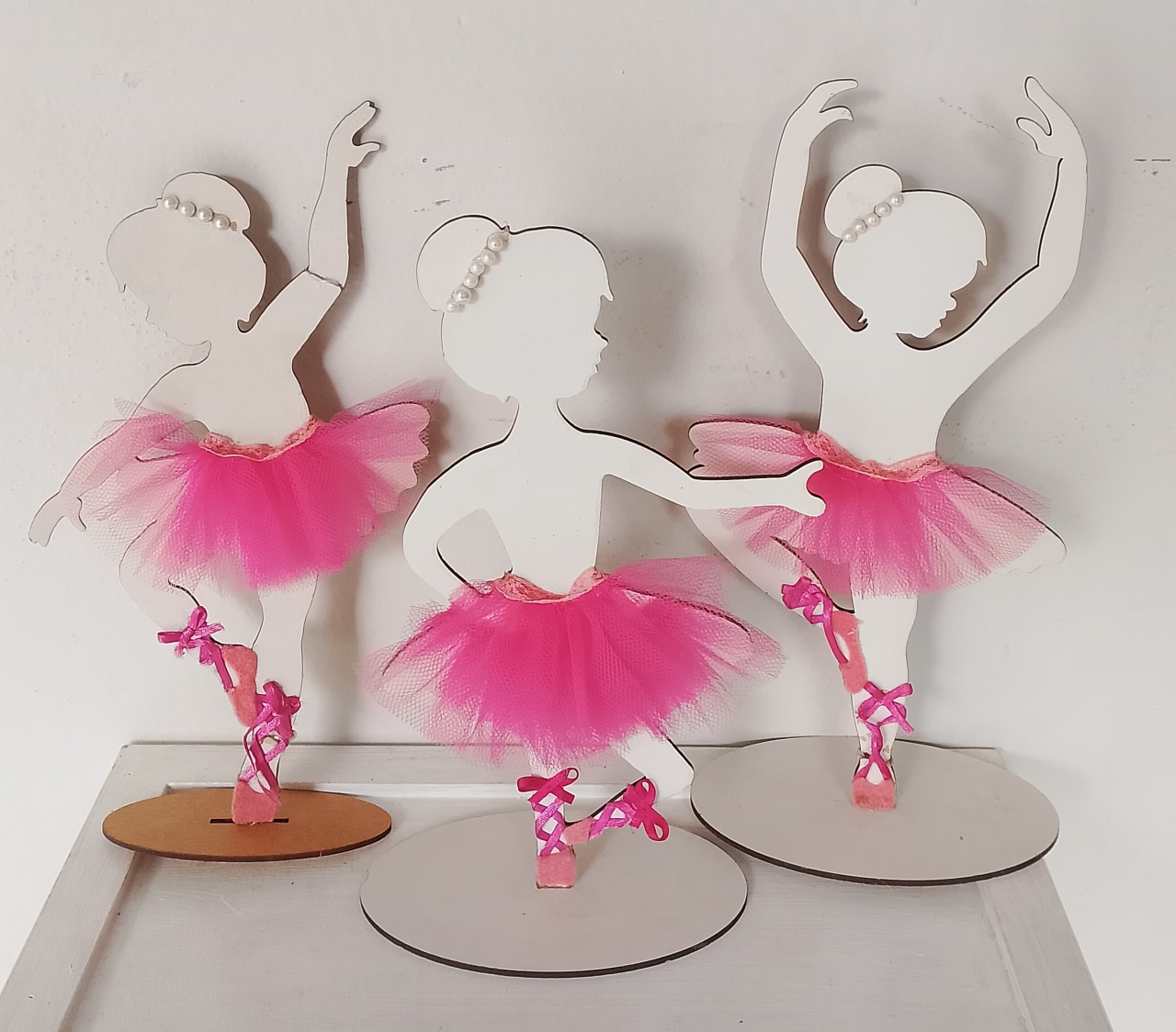 Kit 3 Display Bailarina - Lana Festas 
