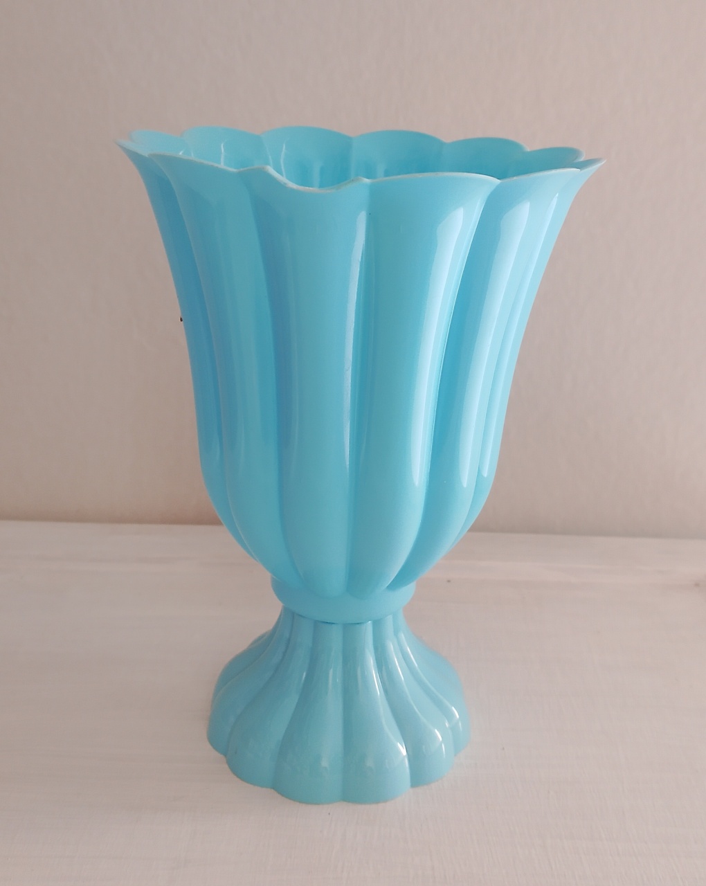 Vaso Azul Bebê Ondinha 3 - Lana Festas 