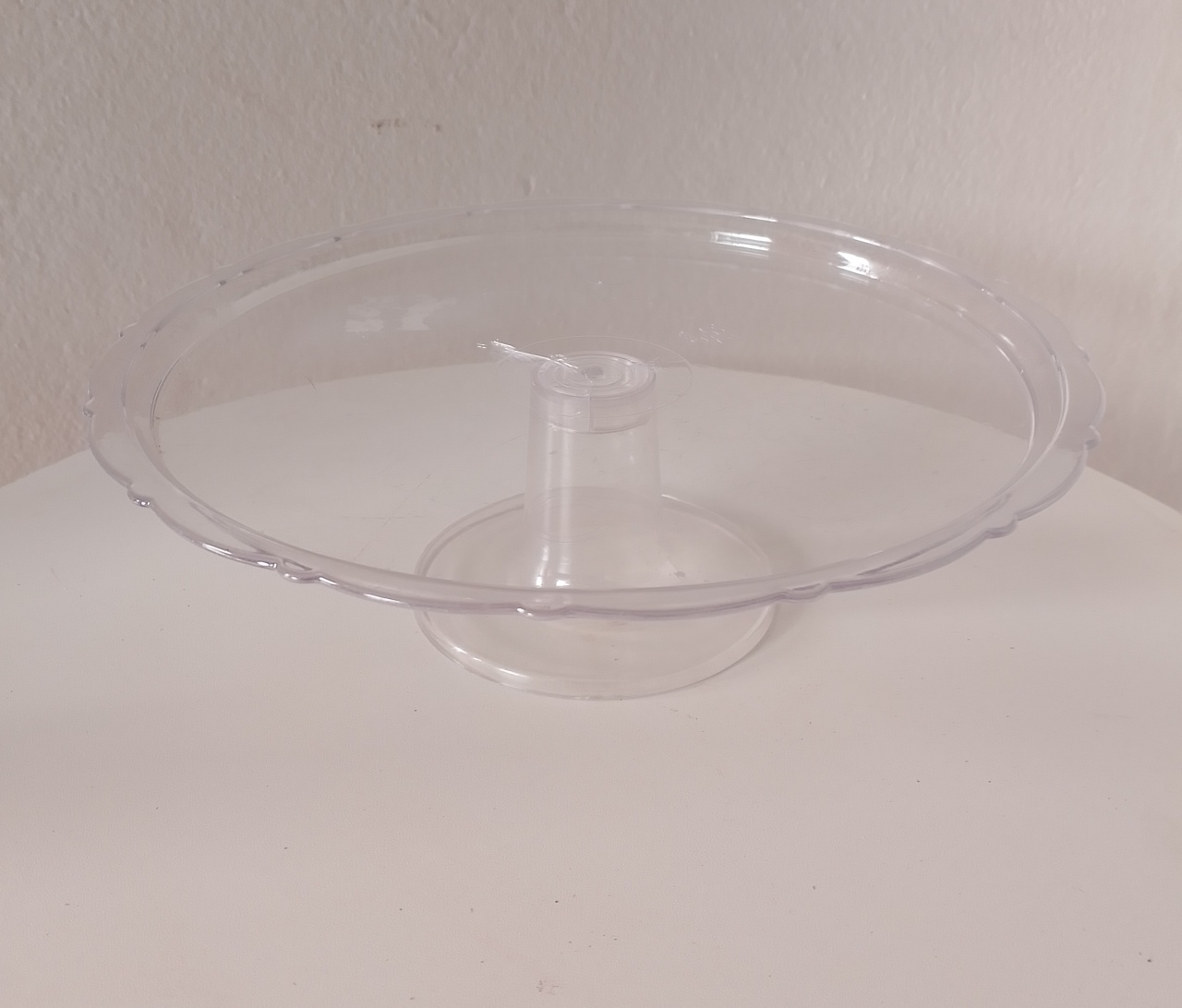 Boleira 26Cm Transparente  - Lana Festas 