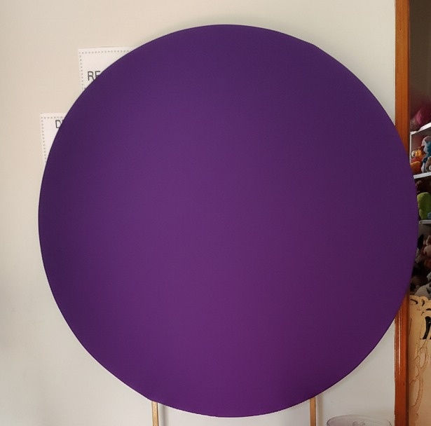 Capa Painel Redondo Roxo - Lana Festas 