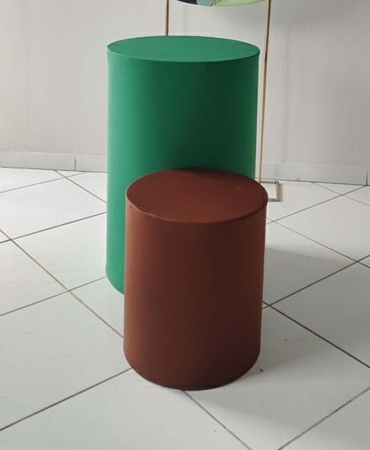 Kit de 2 Capas Verde E Marrom G E M - Lana Festas 