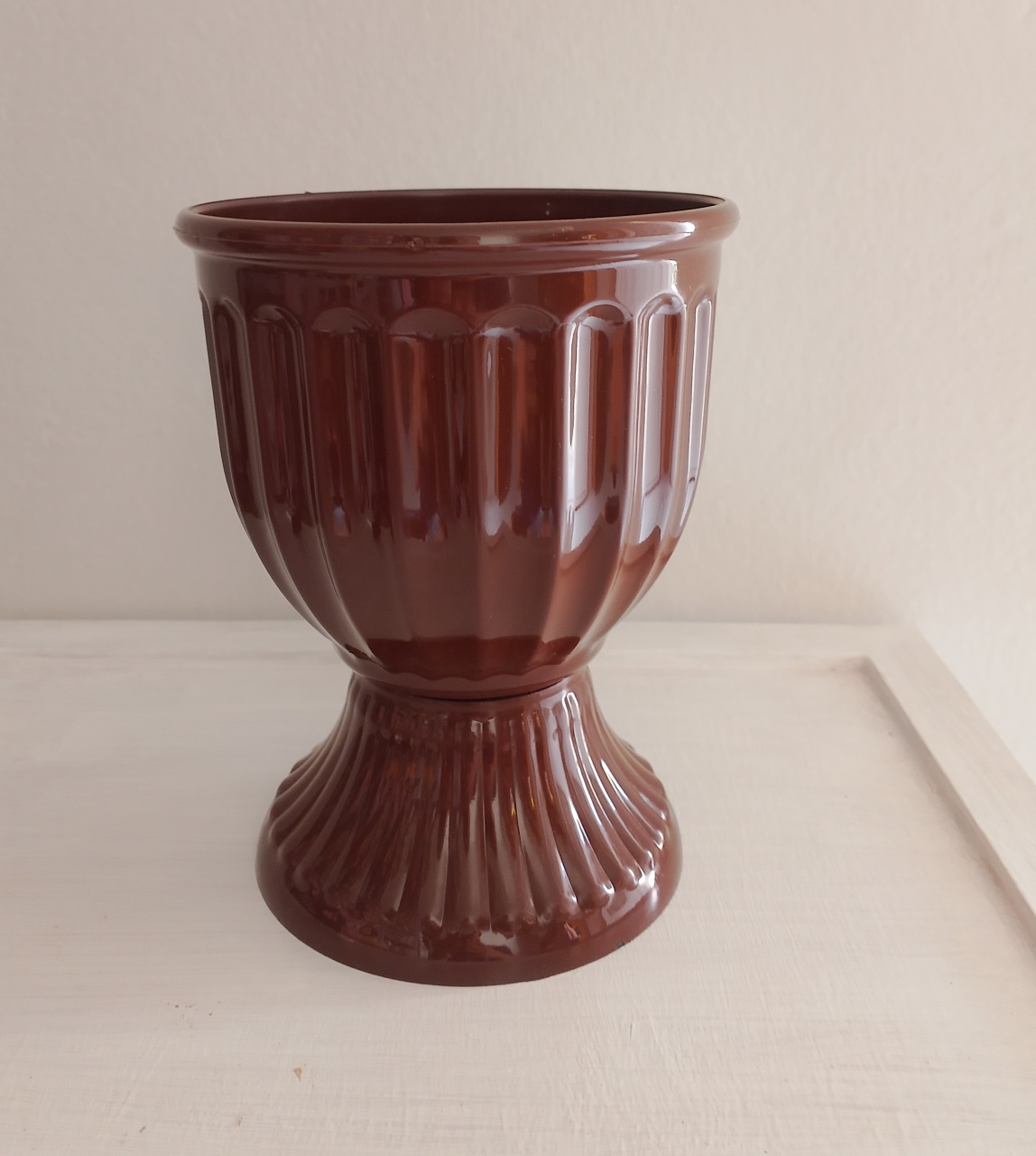 Vaso Romano Marrom  - Lana Festas 
