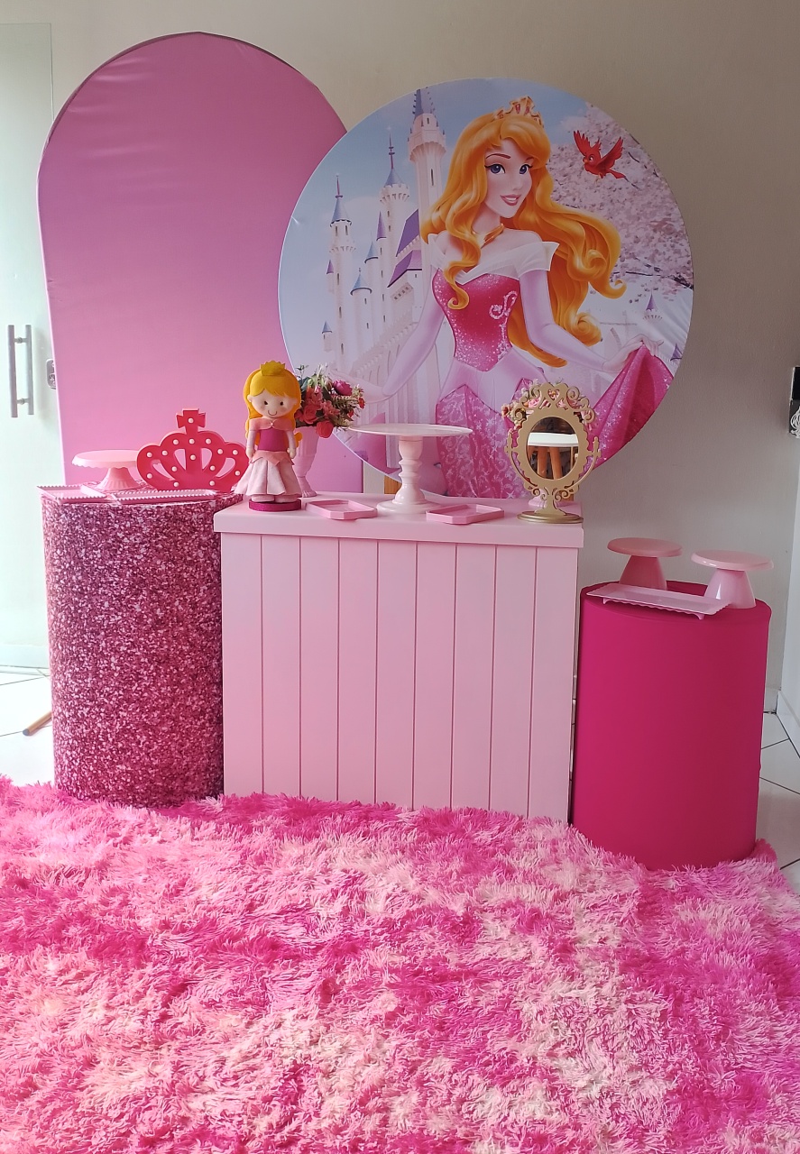 Kit A Bela Adormecida Prata - Lana Festas 