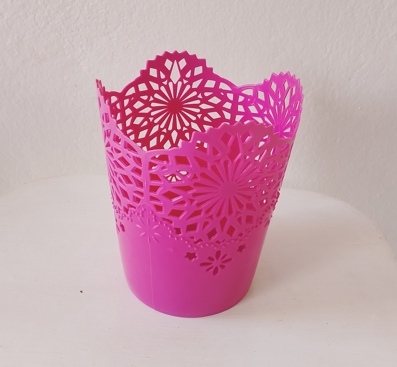 Vaso Rosa Redinha  - Lana Festas 