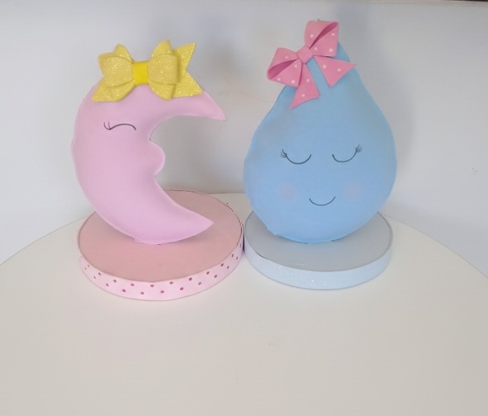 Kit 2 Display Gota & Lua - Lana Festas 