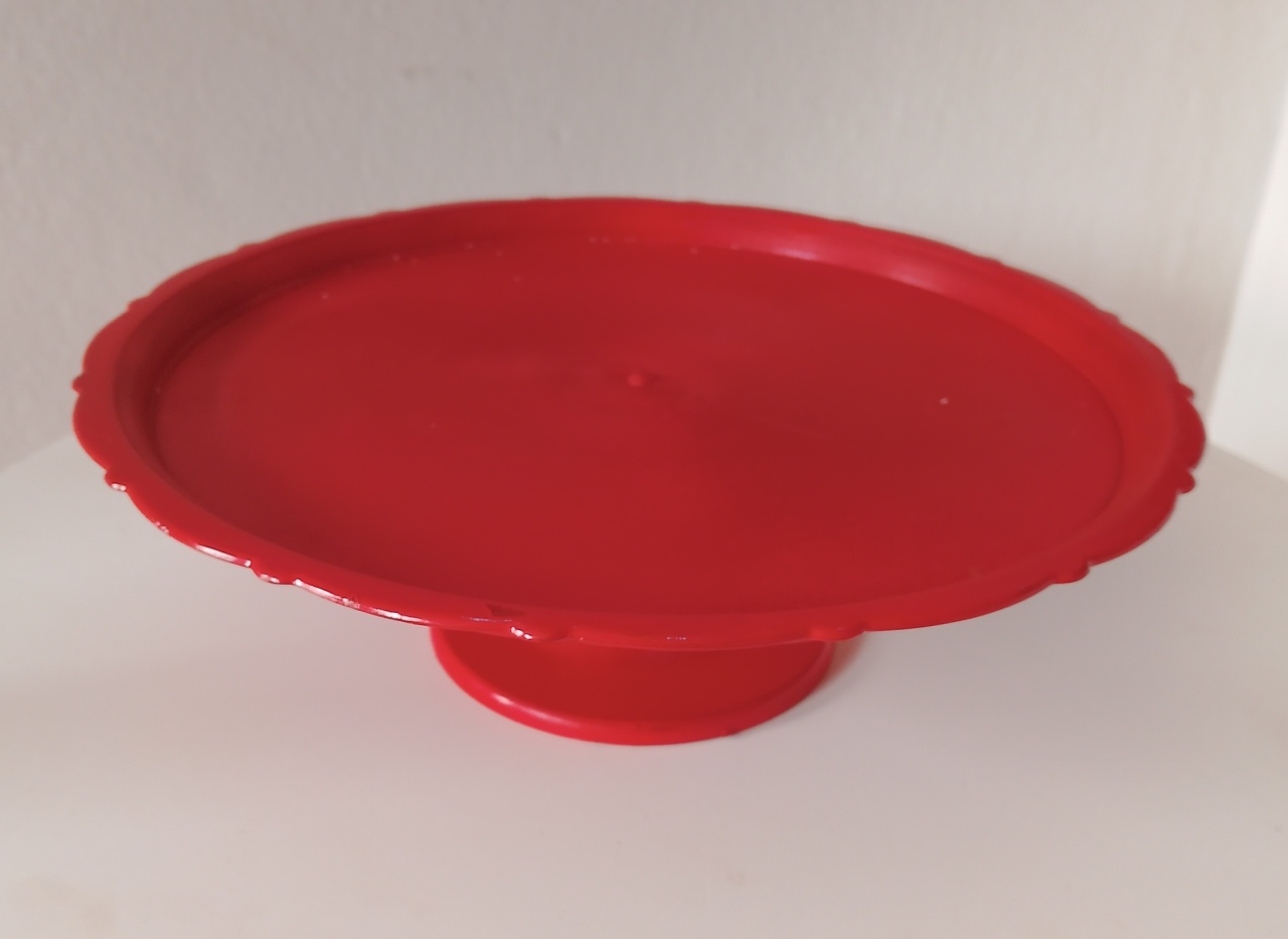 Boleira Vermelha 26Cm - Lana Festas 