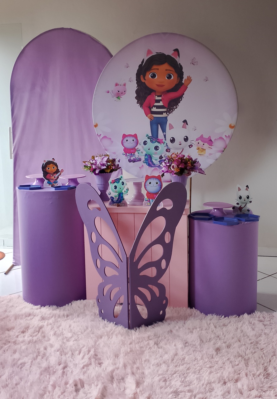 Kit A Casa Mágica da Gabby Prata  - Lana Festas 