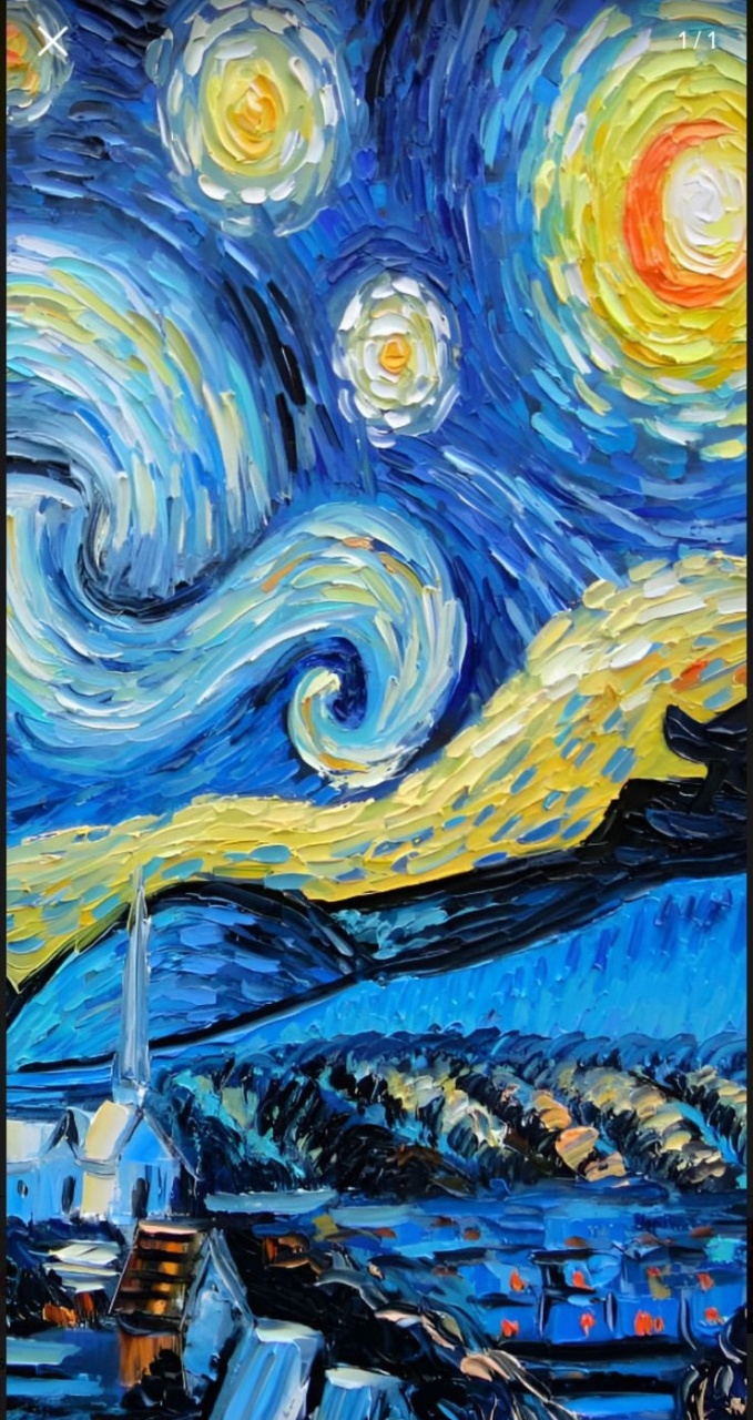 Painel Romano van Gogh - Amanda Rocha de Azevedo