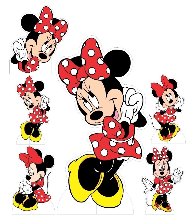 Kit Displays Minnie Vermelha - Amanda Rocha de Azevedo