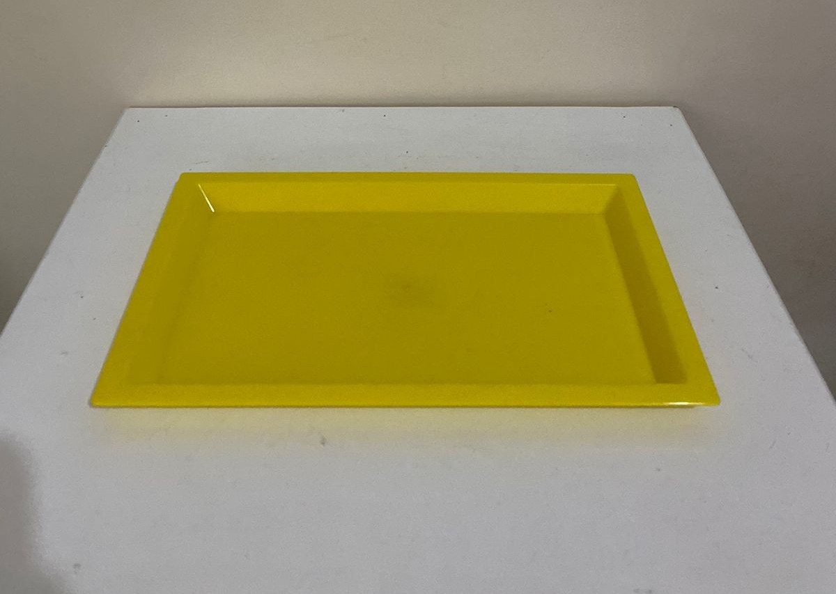 Bandeja Retangular Amarelo - Amanda Rocha de Azevedo