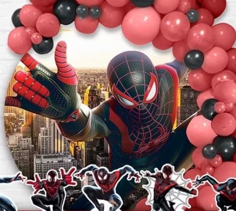 Capa de Painel Homem Aranha Preto - Amanda Rocha de Azevedo