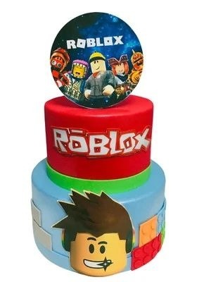 Bolo Roblox - Amanda Rocha de Azevedo