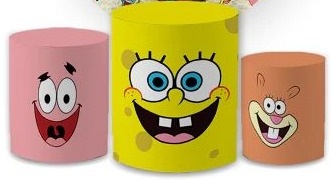 Trio de Cilindros Bob Esponja - Amanda Rocha de Azevedo