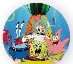 Capa Painel Redondo Bob Esponja - Amanda Rocha de Azevedo