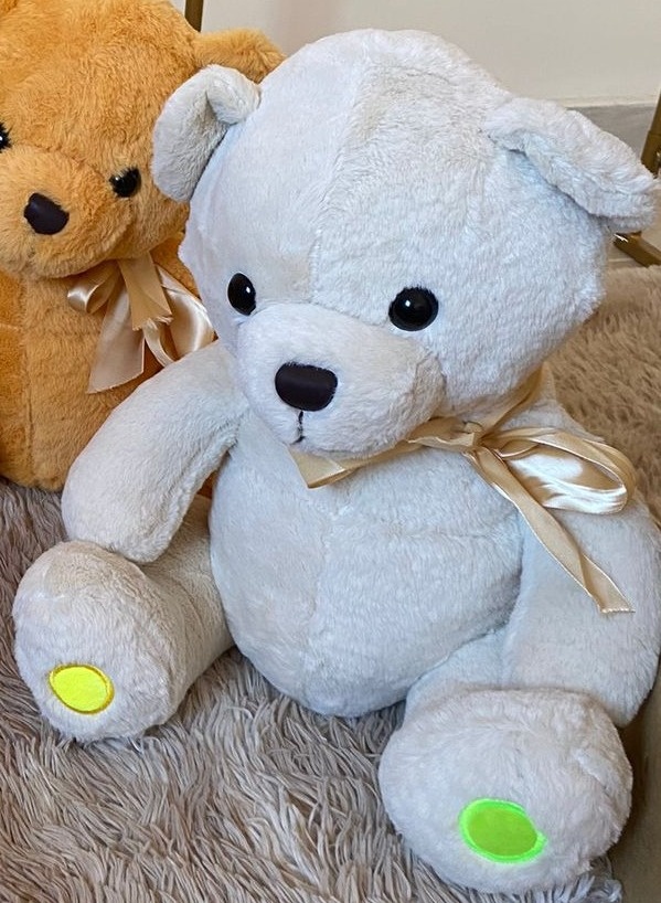 Urso de Pelúcia Pequeno Branco - Amanda Rocha de Azevedo