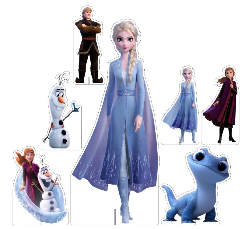 Kit Displays Frozen  - Amanda Rocha de Azevedo