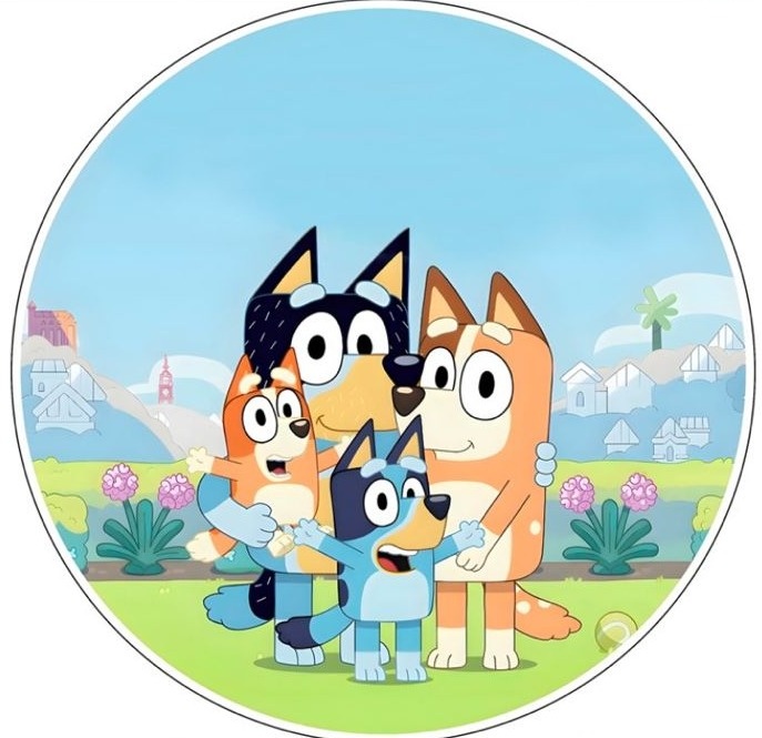 Capa de Painel Bluey - Amanda Rocha de Azevedo