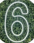 Número 6 E 9 de Led  - imagem 1