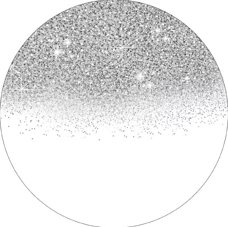 Capa de Painel Glitter Prata - Amanda Rocha de Azevedo