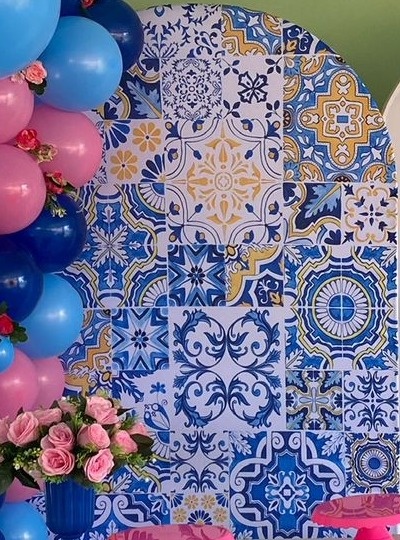 Painel Romano Azulejo - Amanda Rocha de Azevedo