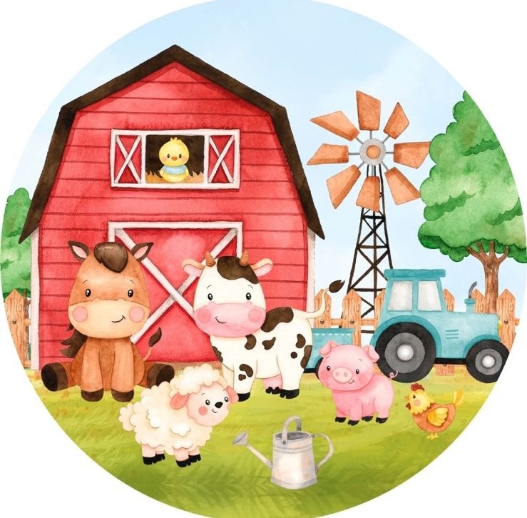 Capa de Painel Fazendinha Menino - Amanda Rocha de Azevedo