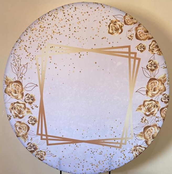 Capa de Painel Flores Douradas - Amanda Rocha de Azevedo