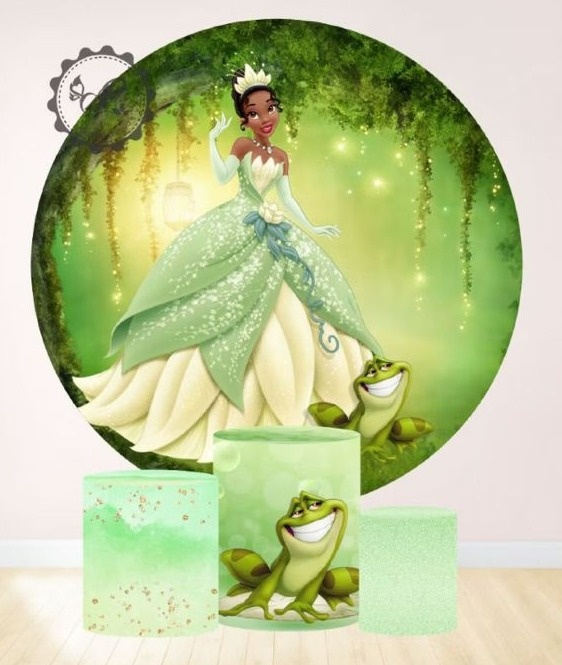 Capa de Painel E Cilindro Princesa E O Sapo (Diana) - Amanda Rocha de Azevedo