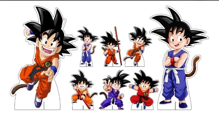 Kit Displays Dragon Ball - Amanda Rocha de Azevedo