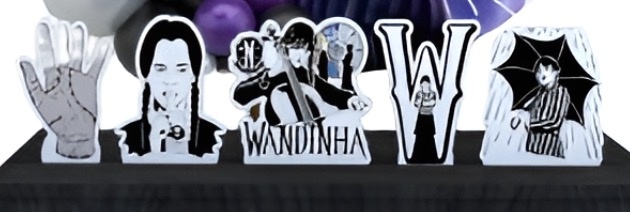 Kit Displays Wandinha - Amanda Rocha de Azevedo