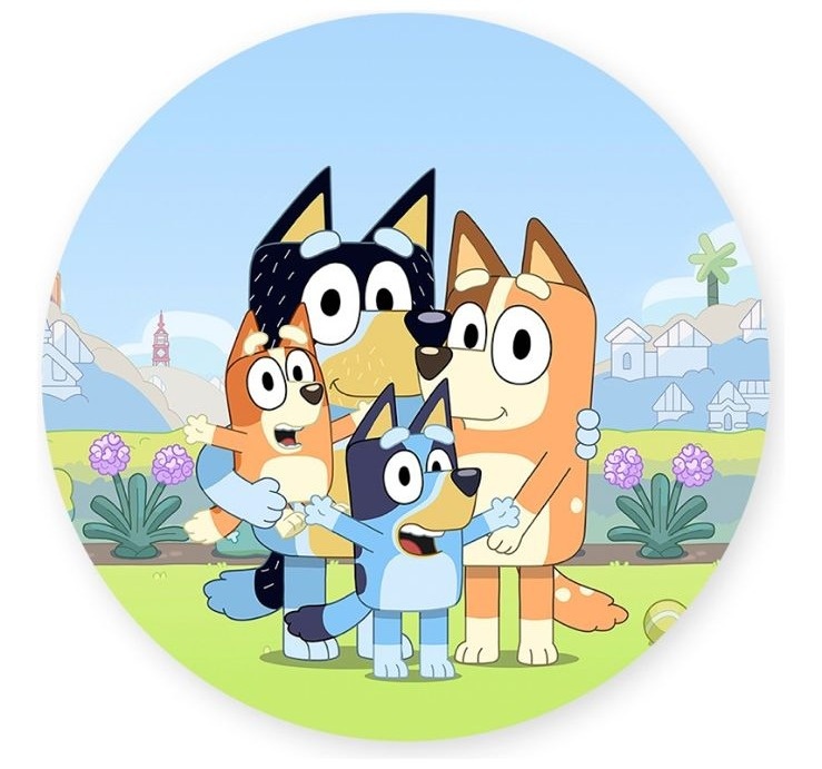 Capa de Painel Bluey - Amanda Rocha de Azevedo