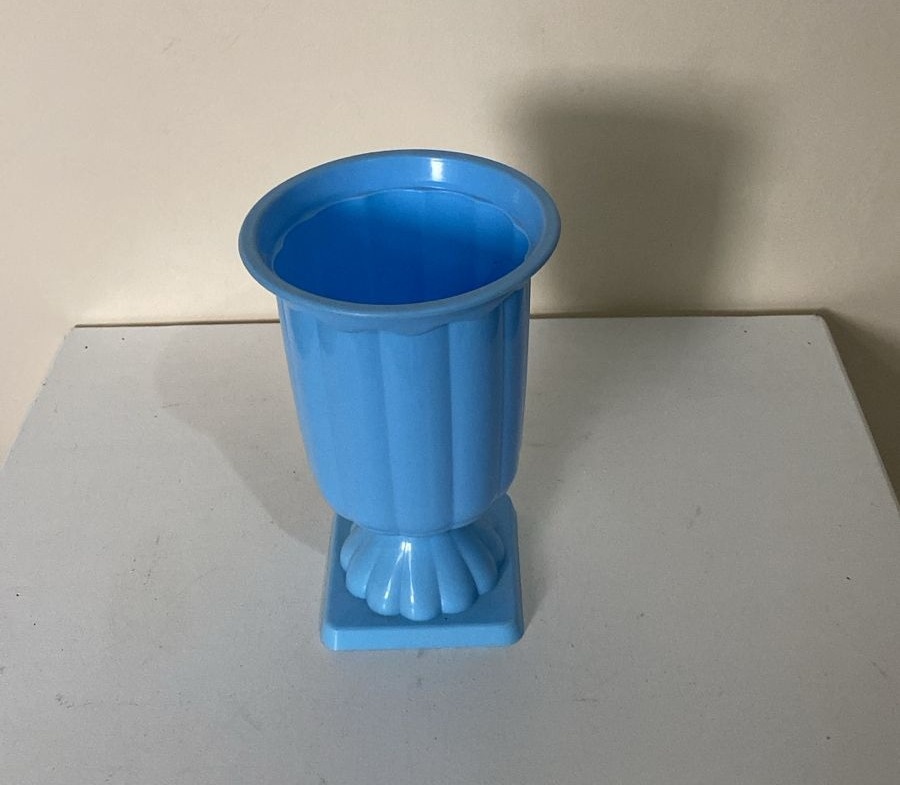 Vaso Grego Azul Bebê - Amanda Rocha de Azevedo