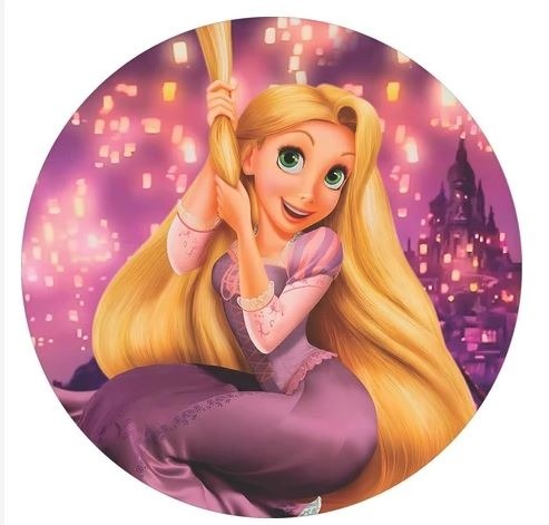 Capa Painel Redondo Rapunzel - Amanda Rocha de Azevedo
