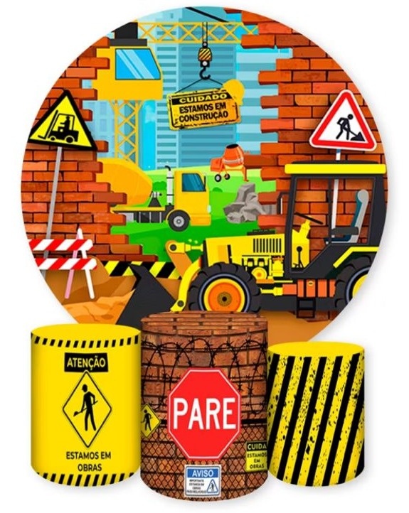 Capa de Painel E Cilindro Construção  - Amanda Rocha de Azevedo