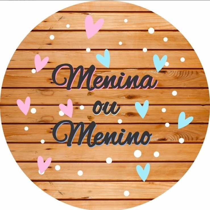 Capa de Painel Chá Revelação Menina Ou Menino - Amanda Rocha de Azevedo