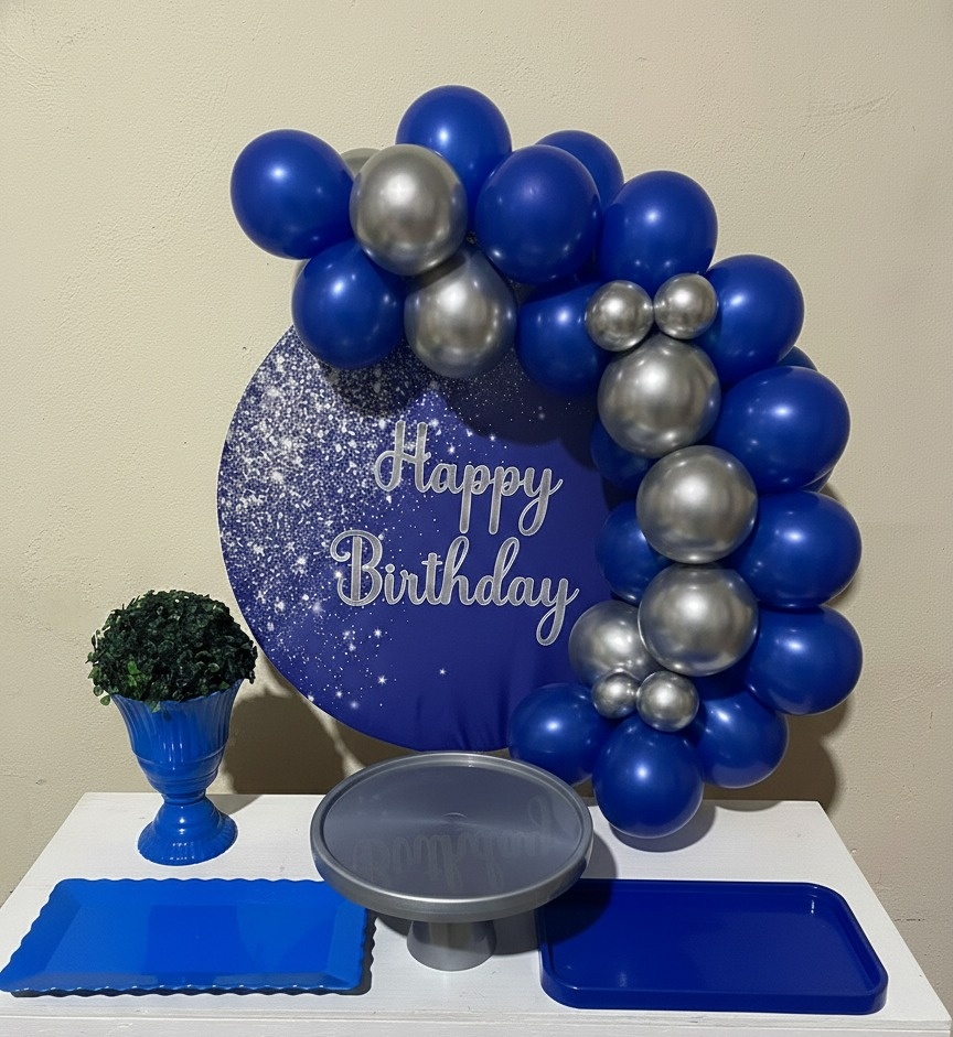 Happy Birthday Masculino Mesa - Vitoria locações 