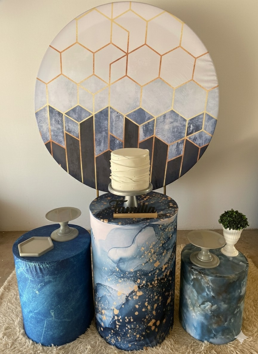 Azul Geometrico - Vitoria locações 