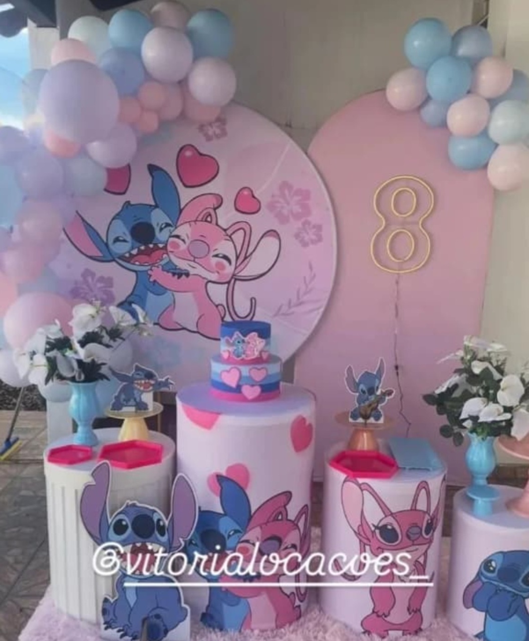 Decoração Stitch 2 - Vitoria locações 